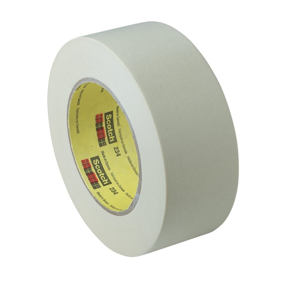 Scotch Masking Tape, 2x60 yd., Tan, PK24, 2" W x 60 yds L, Tan, 24 PK T937234 - main